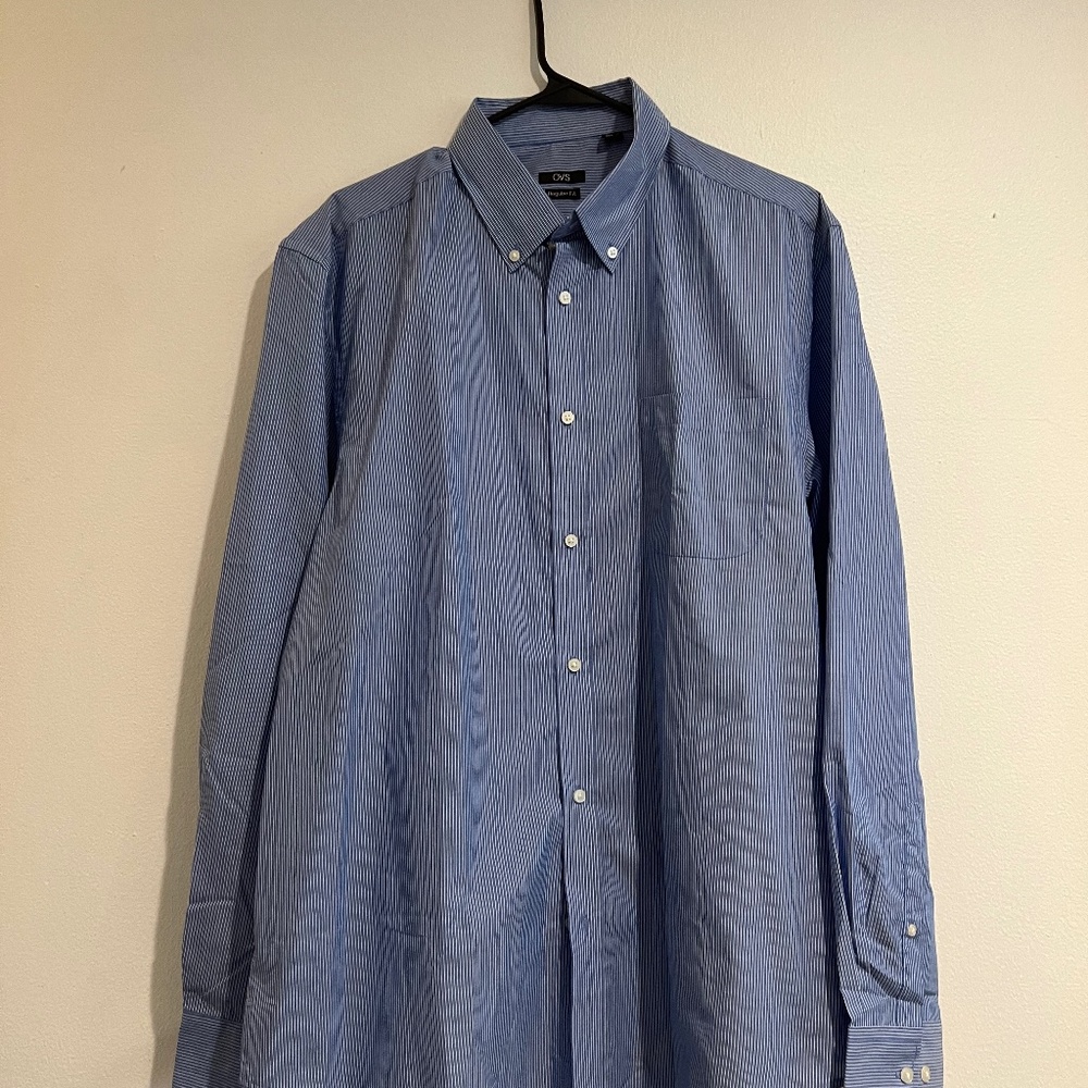 boyfriend blue button up